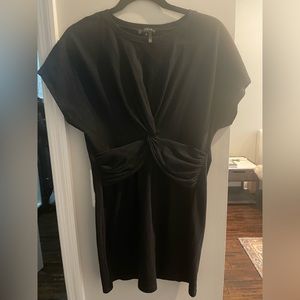 1. STATE black Twist Front T Shirt dress